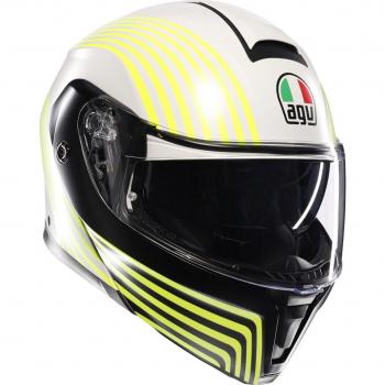 AGV Streetmodular E2206 Iseo Matt Bianco / Nero / Giallo Fluo XS