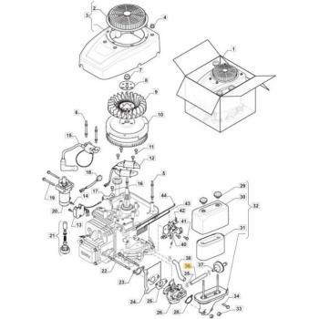 Accessoire de carburant Stiga ST 350 – pièce de rechange 118551420/0