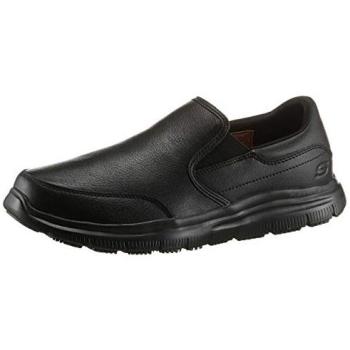 Skechers Workwear Flex Advantage – chaussures synthétiques noires pour hommes, 46, MWD