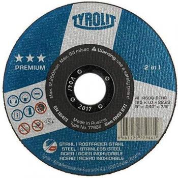 115mm Inox/Steel Cutting Wheel 2.5mm