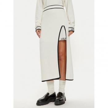 Gonna Midi Liu Jo Sport TF4053 MS59L Tonalità Crema Regular Fit