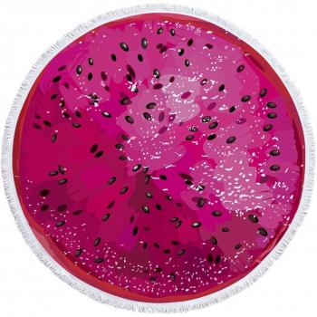 Sommer Pitaya Wassermelone Mikrofaser Rundtuch