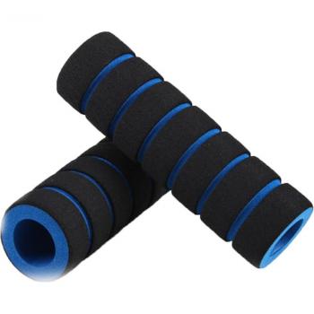 1 Pair Mountain Bike Soft Sponge Non-slip Handlebar Grips Cover Multi-color