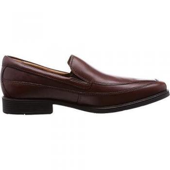 Clarks Tilden Dark Tan Loafers – Men’s UK 10.5