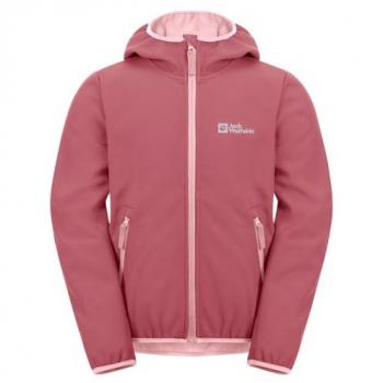 Jack Wolfskin Fourwinds Kids Softshelljacke, 164, pink