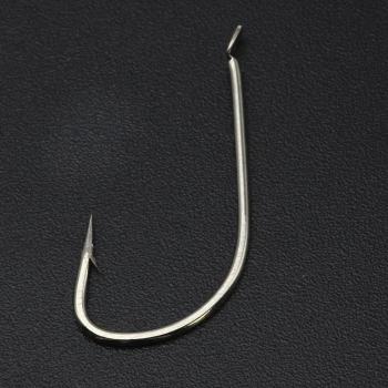 Rompin 100pcs Iseama Carp Fishing Hooks, High Carbon Steel Size 1-8 Barbed with Storage Box