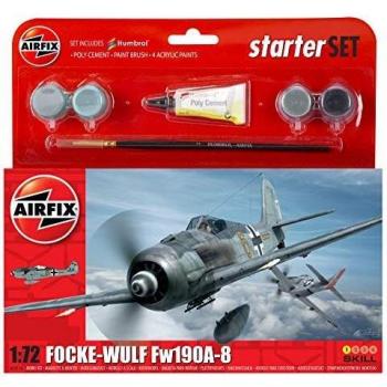 Kit modello Focke Wulf Fw 190A-8 Set di avviamento