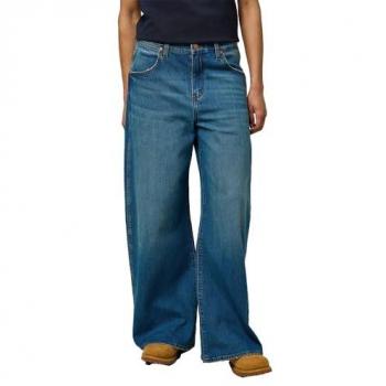 Wide-Leg Wrangler Low-Rise Jeans