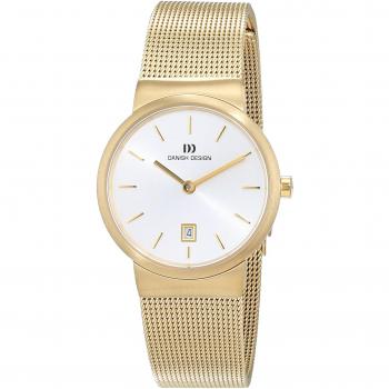 Danish Design Damenuhr 3320213 – Gold, 28 mm, Edelstahlarmband