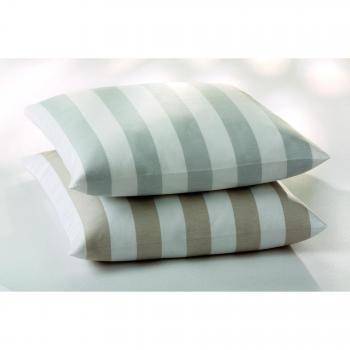 Driessen Bed Sheet Grande 155 × 200 cm – weiß/Platin Halbleinen