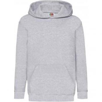 Fruit of the Loom Kids Classic Hooded Sweatshirt 14-15 in White