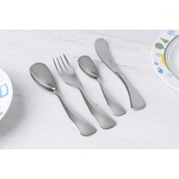 Set Acciaio Bambino 4 Posate Mix