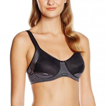 Berlei Electrify Mesh Underwired Sports Bra, Black, Size 75A