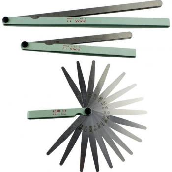 Motorcycle Thickness Feeler Gauge 0.02mm to 1mm 17 Blades