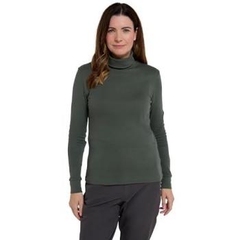 Meribel Damen-Rollkragenbluse