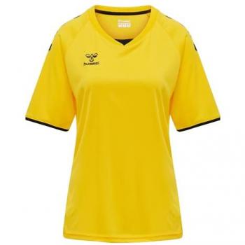 Hummel Damen T-Shirt hmlCORE VOLLEY Kurzarm Polyester Gelb