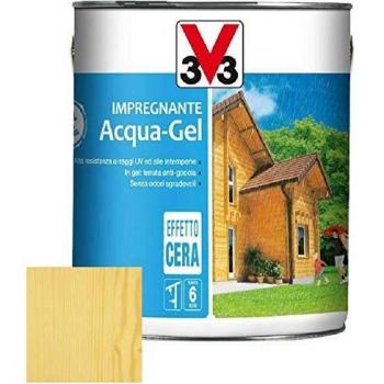 Impregnante Protettivo Completo Legno Acqua-Gel Antigoccia V33