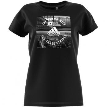 Camiseta deportiva adidas Athletic Vibe W, Mujer, Negro