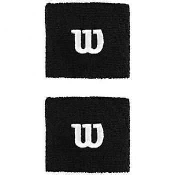 Wilson Black Knit Wristband, One Size