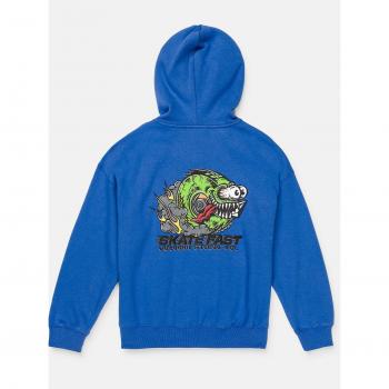 Youth Volcom Patriot Blue Rapid‑Wear Skate Hoodie