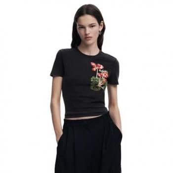 Tee Femmina Desigual Lacroix