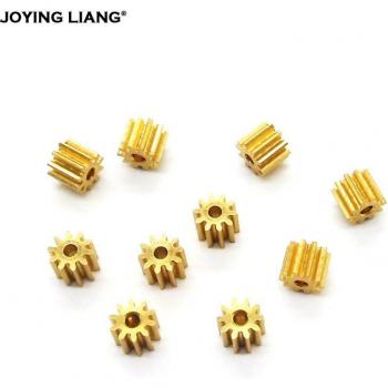 Koper Gear 10 Tanden 0.3 M met Gat 1.5mm/2mm