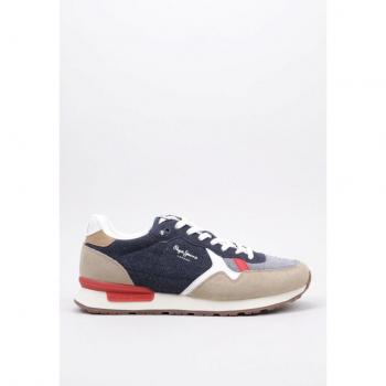 Sapatilhas Brit Man Heritage Den 44 Marinho Pepe Jeans