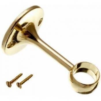 Modern Design Towel Rod Rail Socket Centre Support Bracket 19MM EB with Screws (Pack of 40)