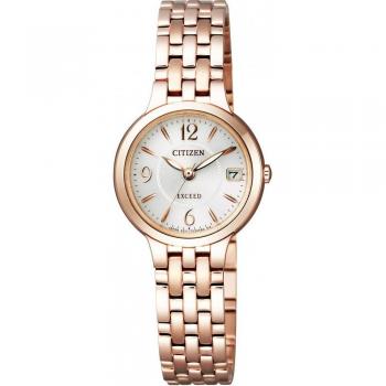Eco-Drive Reloj Rosa Exceed de Acero Inoxidable Citizen