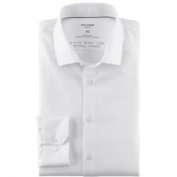 OLYMP No. Six Slim Fit Businesshemd aus Twill mit Stretch, Größe 41