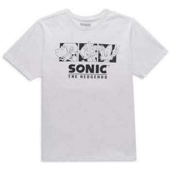 Sonic The Hedgehog Trio Men’s Shirt – White L