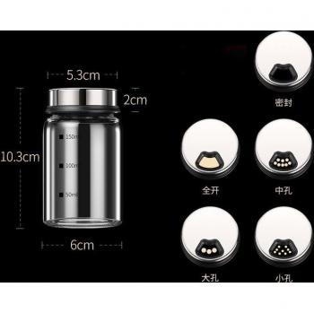 Seasoning Storage Glass Jars for Kitchen