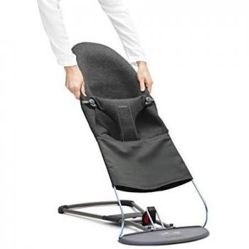 Bouncer Bliss Ergonomic Seat Pad – Charcoal 3D Jersey