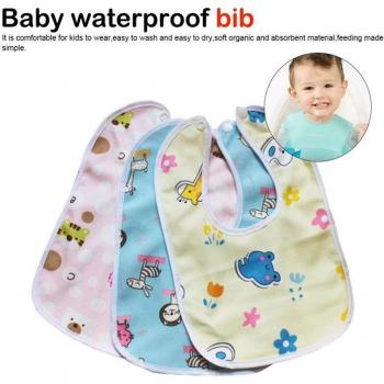 Waterproof Cartoon Baby Bibs Set