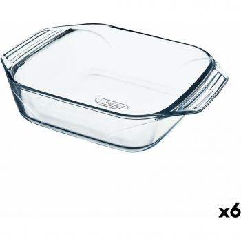 Casseroles Pyrex Irresistibles Carrées Transparentes – 6 unités