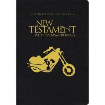 Zondervan Niv, New Testament With Psalms And Proverbs, Pocket-Sized, Paperback, Black Motorcycle: New International Version, Modern Motorcycle