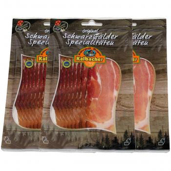 Fein geschnittener Schwarzwälder Schinken – 3×100 g – Deutsche Qualität