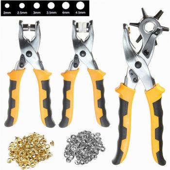 Leather Hole Punch and Eyelet Tool Set