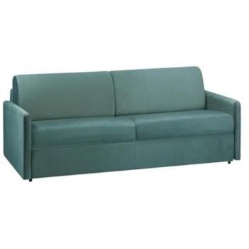 Canapé Convertible Velours Menthe 4 Places CALIFE