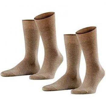 Calcetines FALKE Happy, hombre, paquete de 2, talla 47-50, cortos
