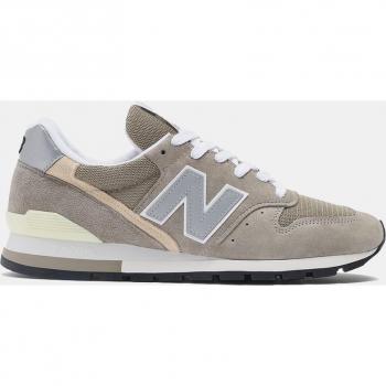 New Balance Men’s 996GR Grey Sneakers – Size 9½ US – USA‑Made – Rubber Sole