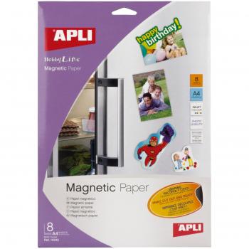PAPEL MAGNÉTICO INKJET A4 8H APLI