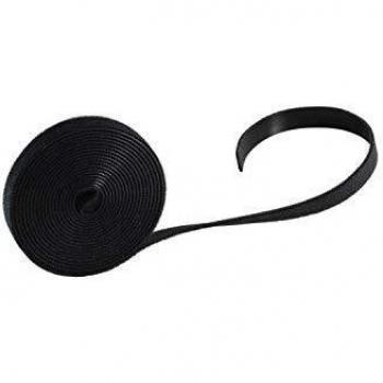 Shiverpeaks Black Hook & Loop Cable Strap