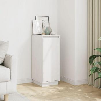 Credenza Legno Pino – Bianco 31,5x34x75 cm