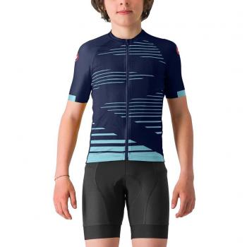 Maglia Castelli Aero Manica Corta Blu Navy Bambini 8