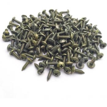100pcs Self-Tapping Screws with Plastic Cover M4 M5