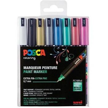Uni Posca PC-1MR Marker Set