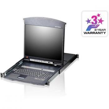 Switch KVM LCD a due binari 8 Porte 17’’ – Aten KL1508AM‑AXA‑XG