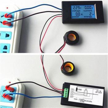 100A 22000W AC Meter with LCD Liquid Crystal Display