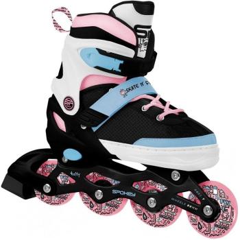 Spokey Joy Junior Roller Skates SPK-942276 – Size 31‑34 (PK/BL)